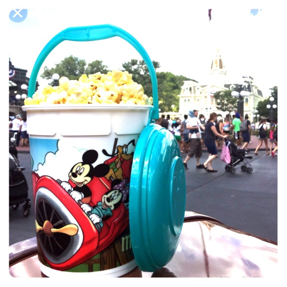 Orlando Disney World Popcorn Souvenir Bucket
